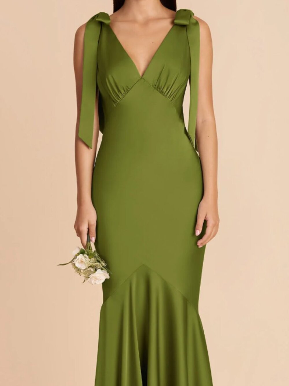 Birdy Grey Gwen Matte Satin Dress - Cactus